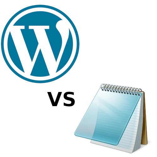 WordPress vs your own creation website.